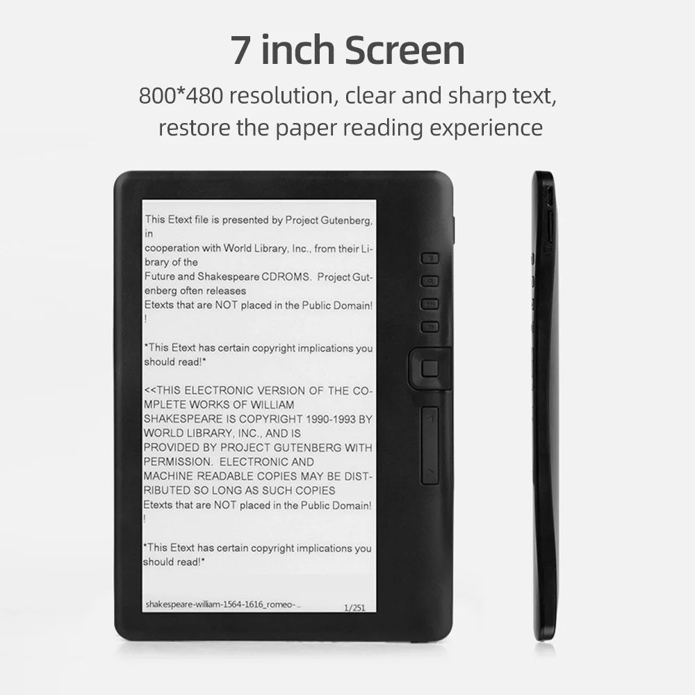 7 inch 8GB Portable E-book Reader E3094