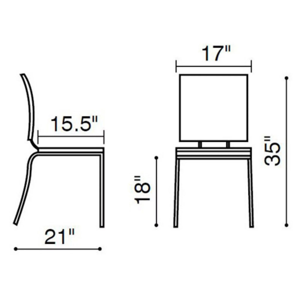 Dining Chair Set of 4 Q299
