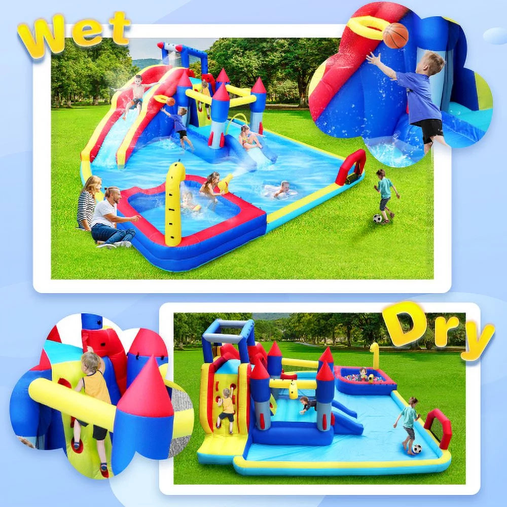 10 in1 Inflatable Water Park with Splash Pool I786069