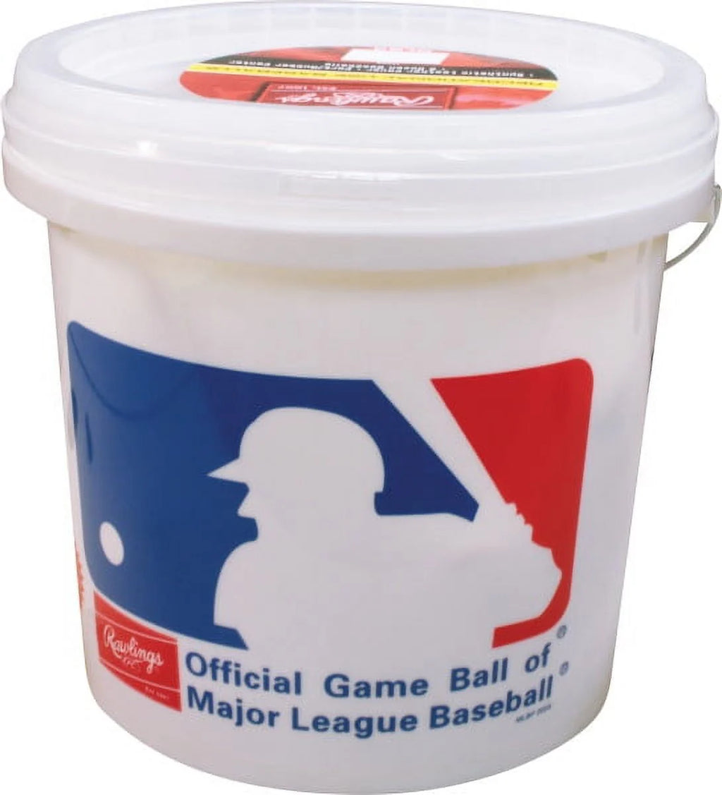 (24 Pack) Rawlings Bucket of Official League Recreational Grade OLB3 Baseballs X44625