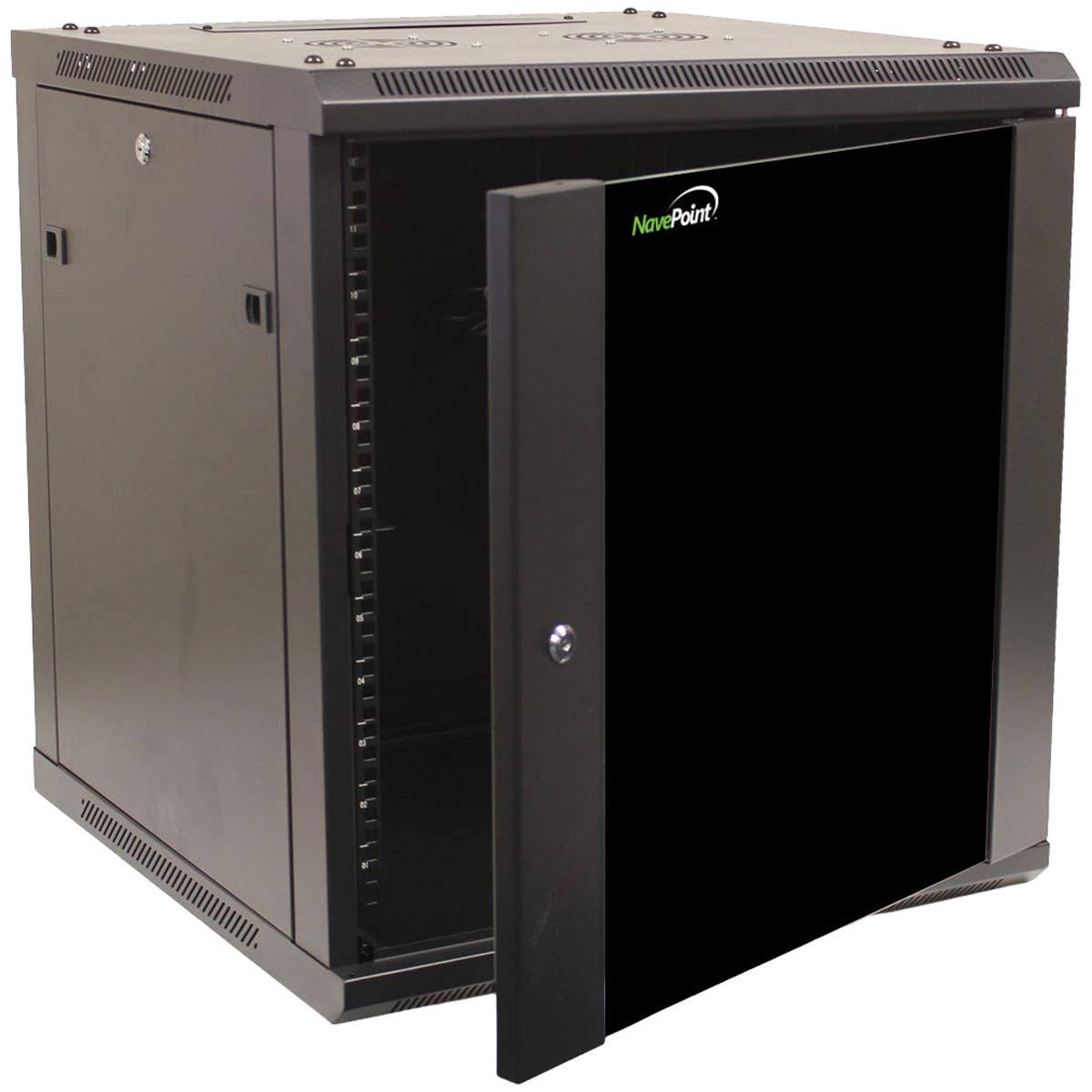 12U Wall Mount Network Server Cabinet Rack Enclosure L85255