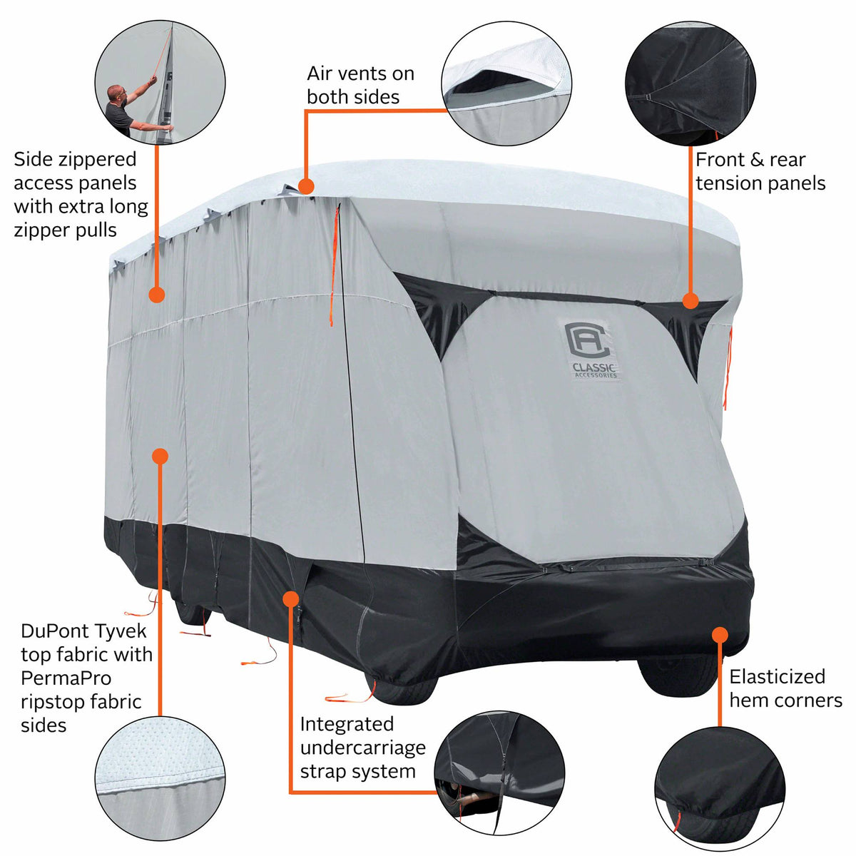 Class C RV Cover D7142
