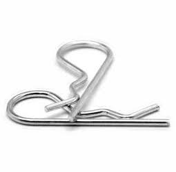 Hitch Pin Clip / Hairpin Cotter, Low Carbon Steel Zinc Plated, Pk 2000 Y419