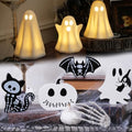 3 Pack Ceramic Halloween Tiered Tray Decor X48679