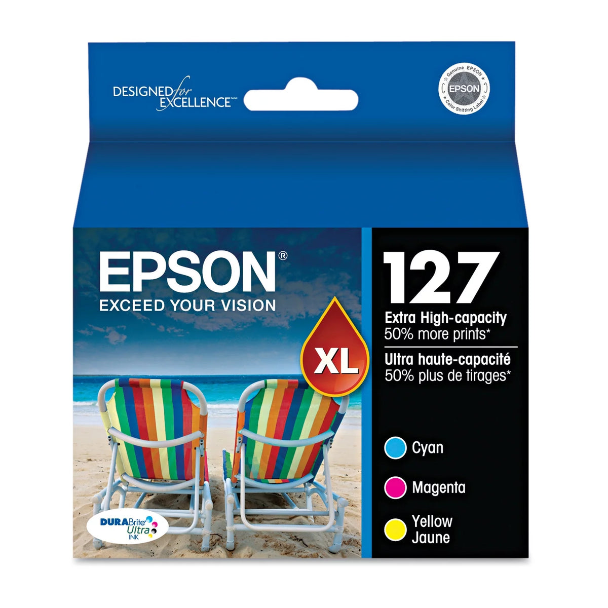 EPSON 127 DURABrite Ultra Ink Color Combo Pack D2057
