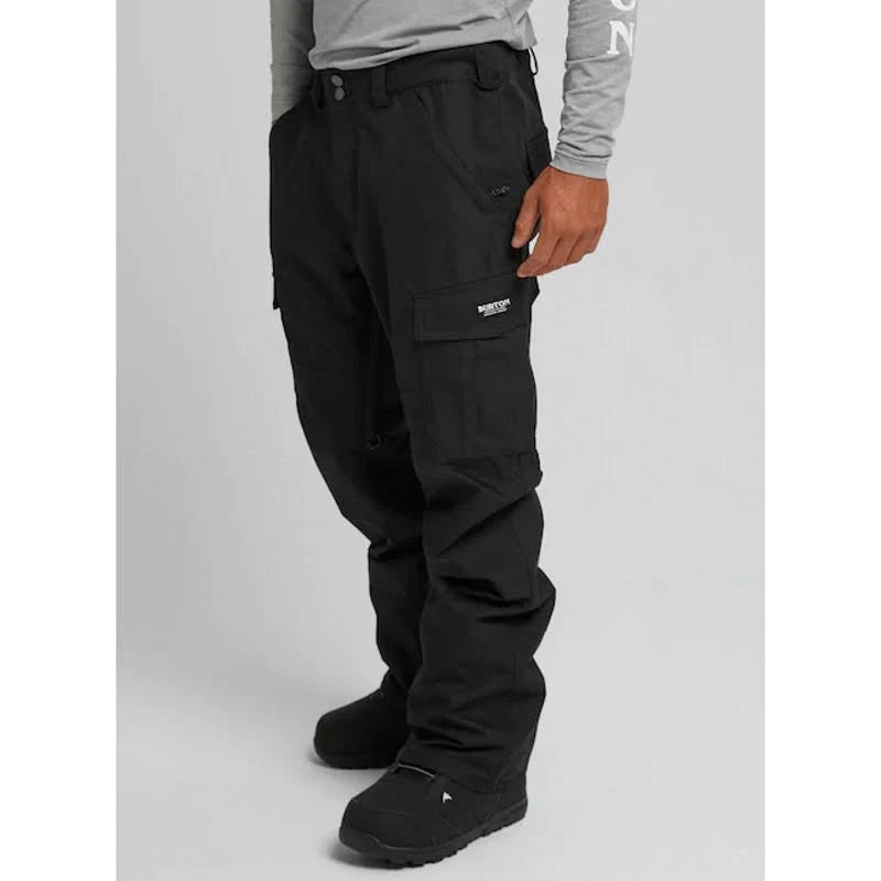 Men's Regular Fit Cargo Pant, Large, Black S186990