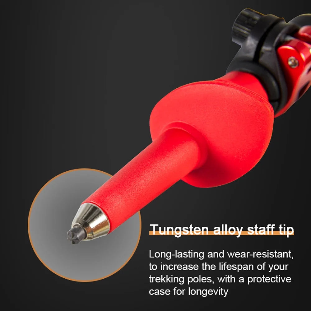 Telescopic Trekking Poles Lightweight Aluminum Alloy A560