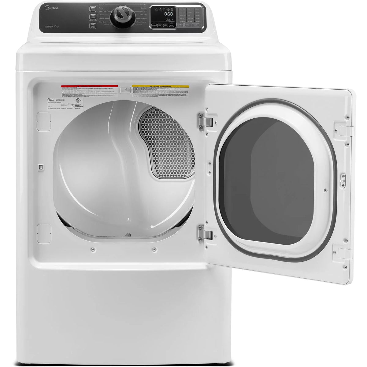 White 7.5-Cu. Ft. Front Load Electric Dryer L3329