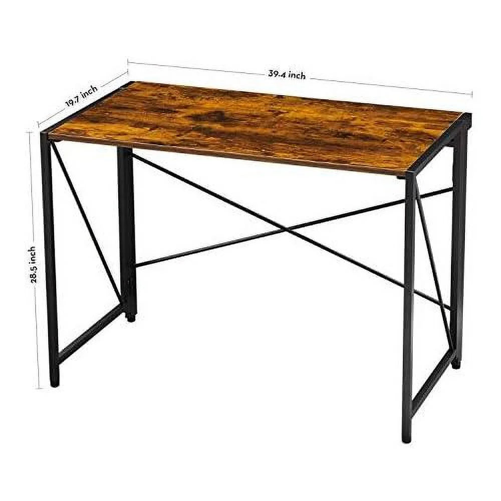 Folding Computer Desk Brown L153941