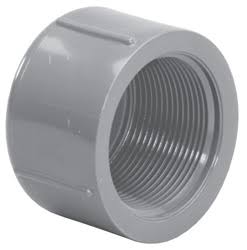 Schedule 80 PVC Cap, Gray C155830
