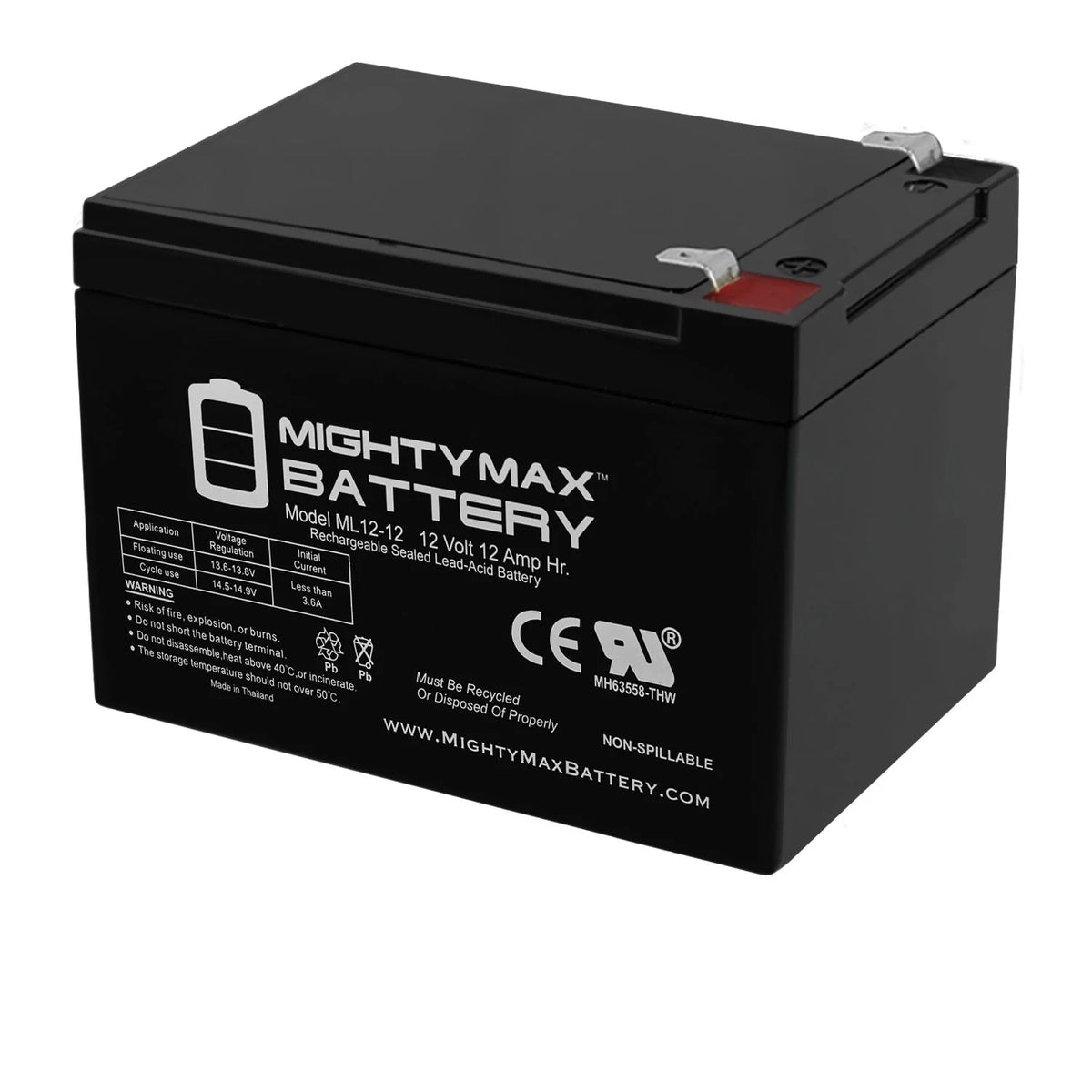 12V 12AH Replacement Battery A98102