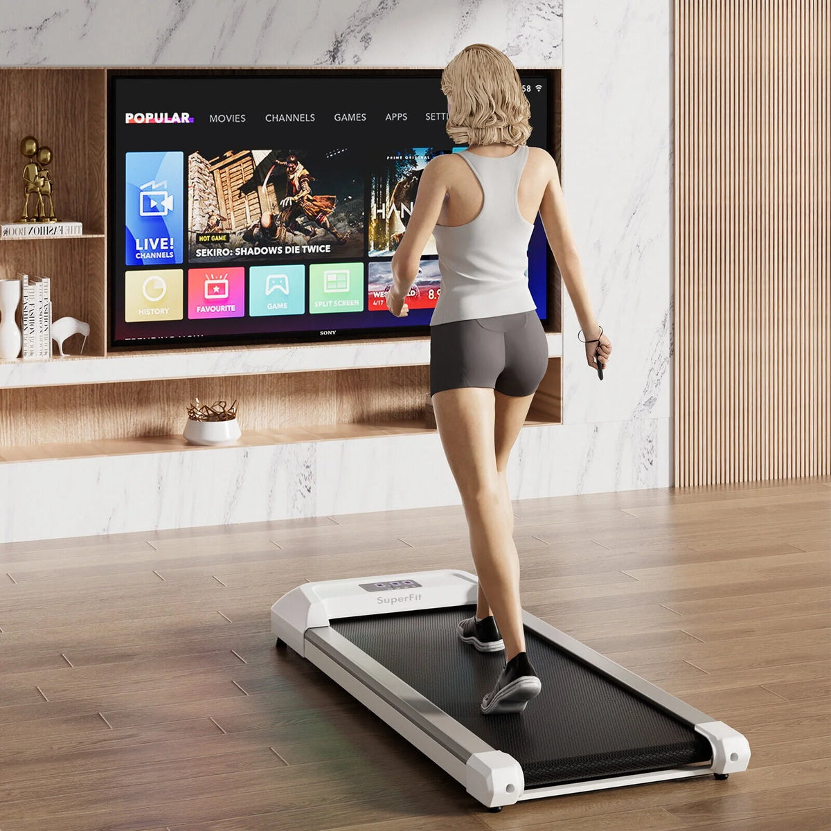 Walking Pad Treadmill with Remote Control S440