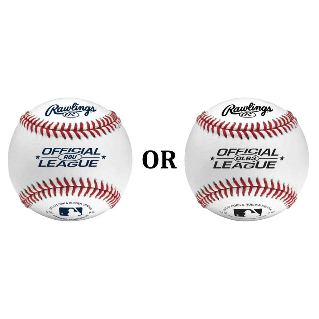 (24 Pack) Rawlings Bucket of Official League Recreational Grade OLB3 Baseballs X44625