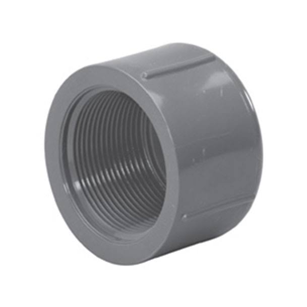 Schedule 80 PVC Cap, Gray C155830