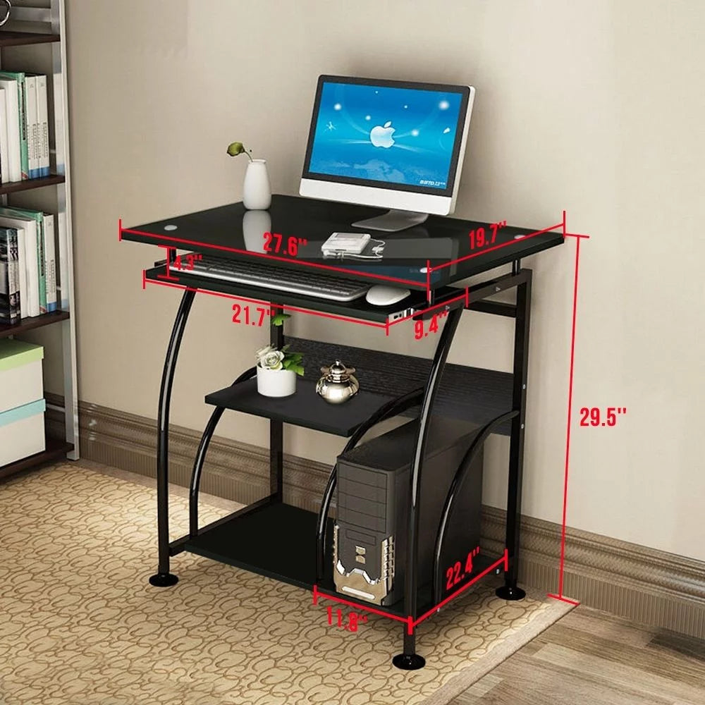 Black Computer Desk H8925