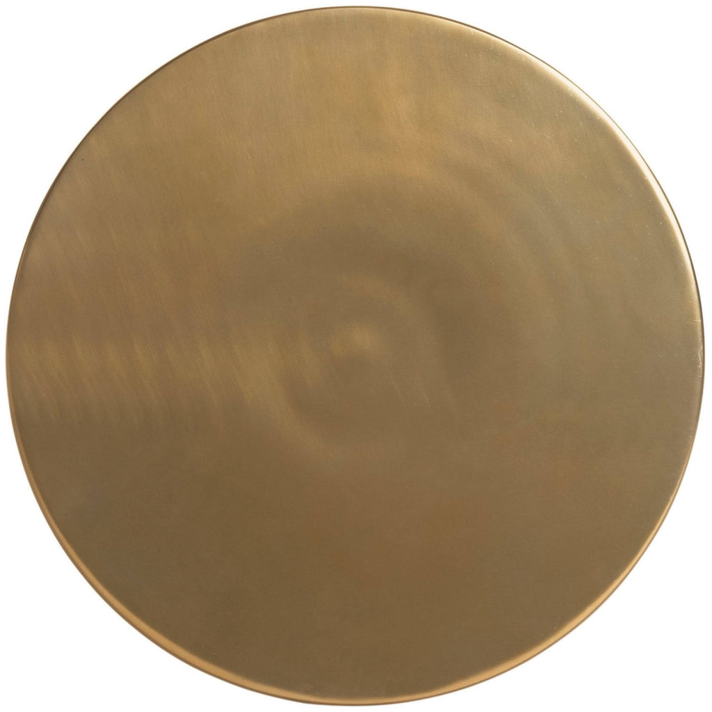 Antique Brass Round Side Table T67680