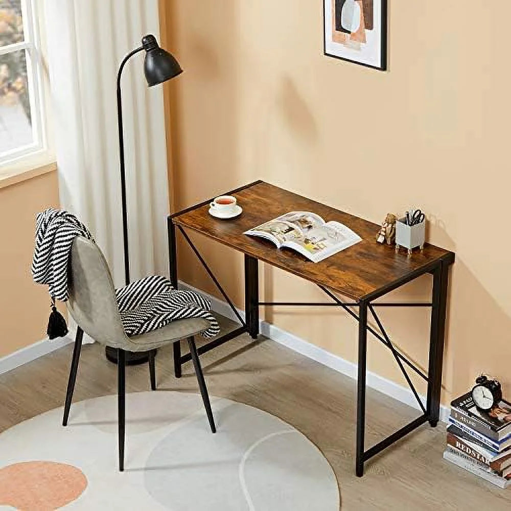 Folding Computer Desk Brown L153941