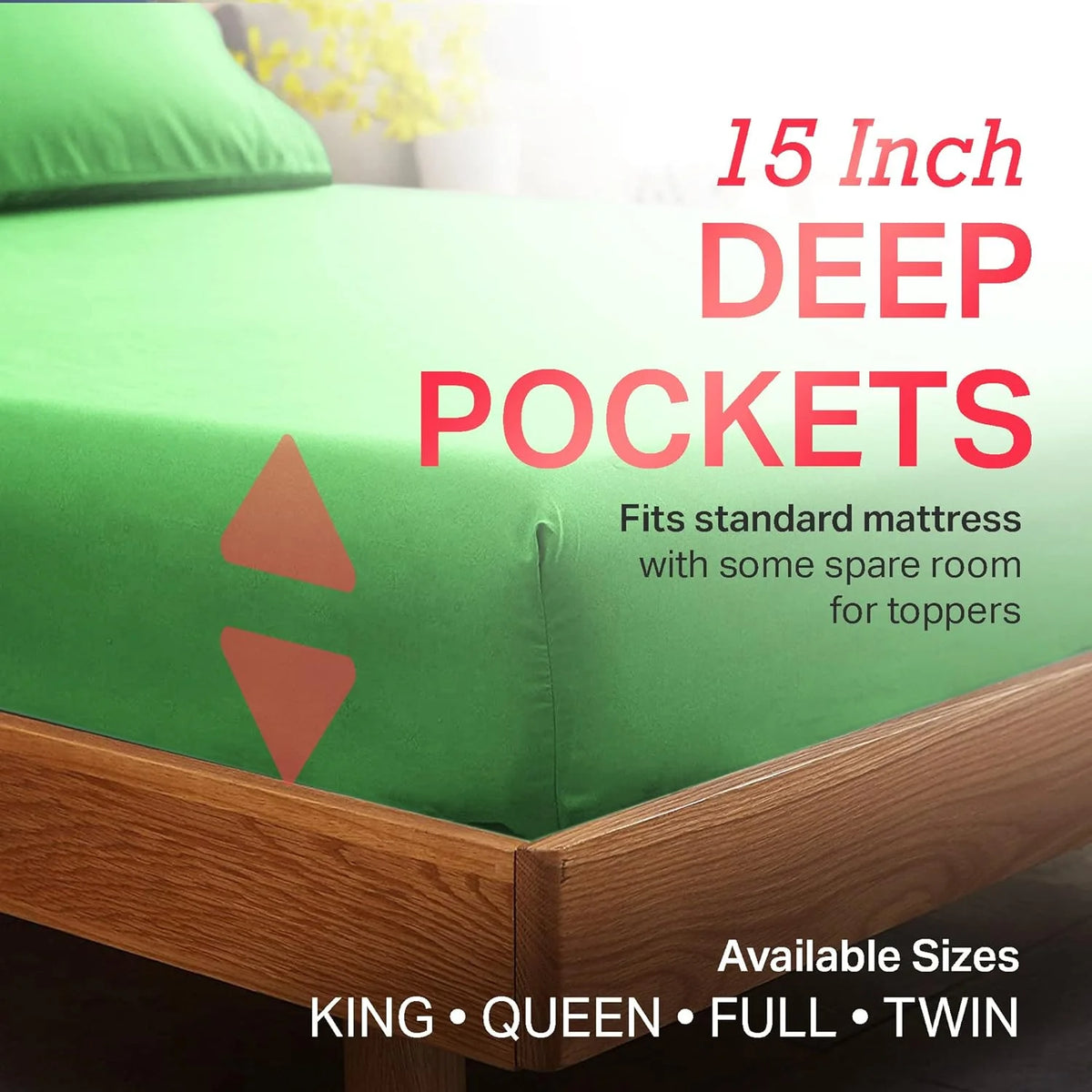 100% Cotton 4 Pcs King Size Bed Sheets Q9586