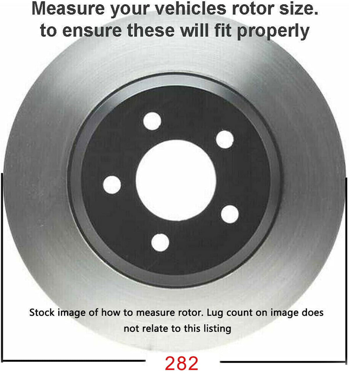11.10" Front Disc Rotors and Brake Pads 6pc Set L201008