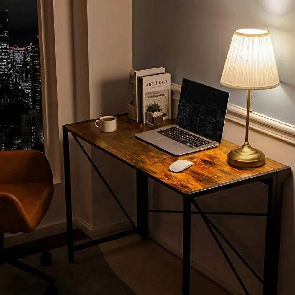 Folding Computer Desk Brown L153941