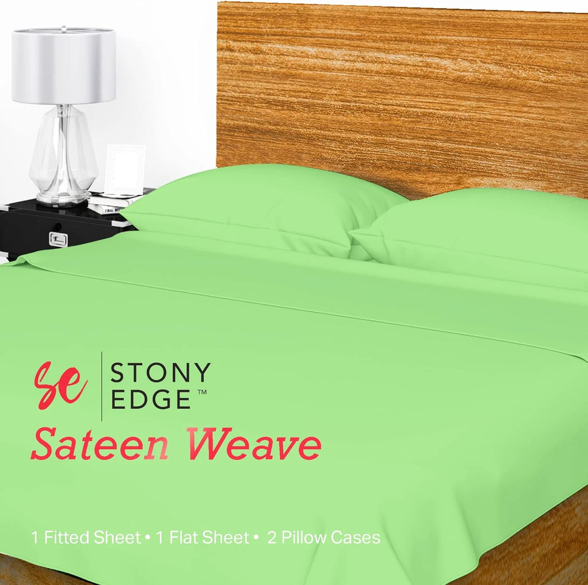 100% Cotton 4 Pcs King Size Bed Sheets Q9586