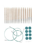 Interchangeable Circular Set with Green Cables W789