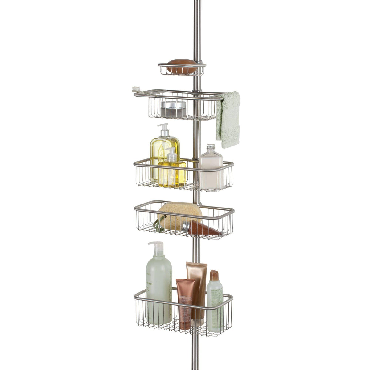 Brushed Stainless Steel Tension Caddy E22412