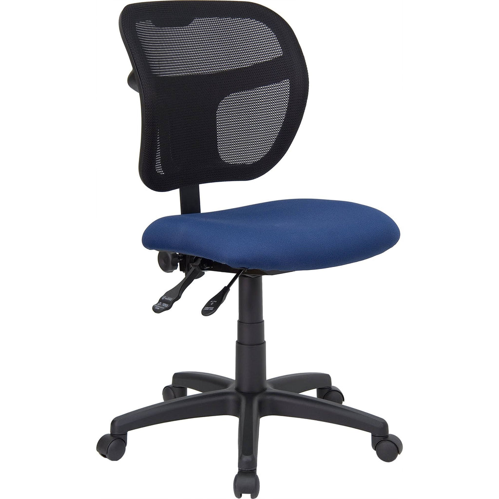 Navy Blue Mesh Swivel Task Chair J699397