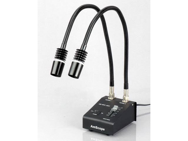 3.5X-180X Zoom Stereo Microscope with Gooseneck LED Lights K645