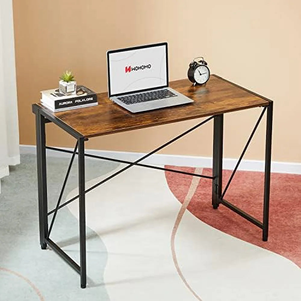Folding Computer Desk Brown L153941