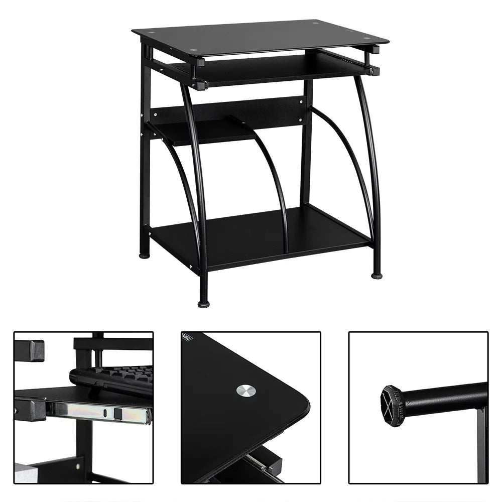 Black Computer Desk H8925