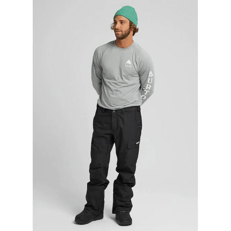 Men's Regular Fit Cargo Pant, Large, Black S186990