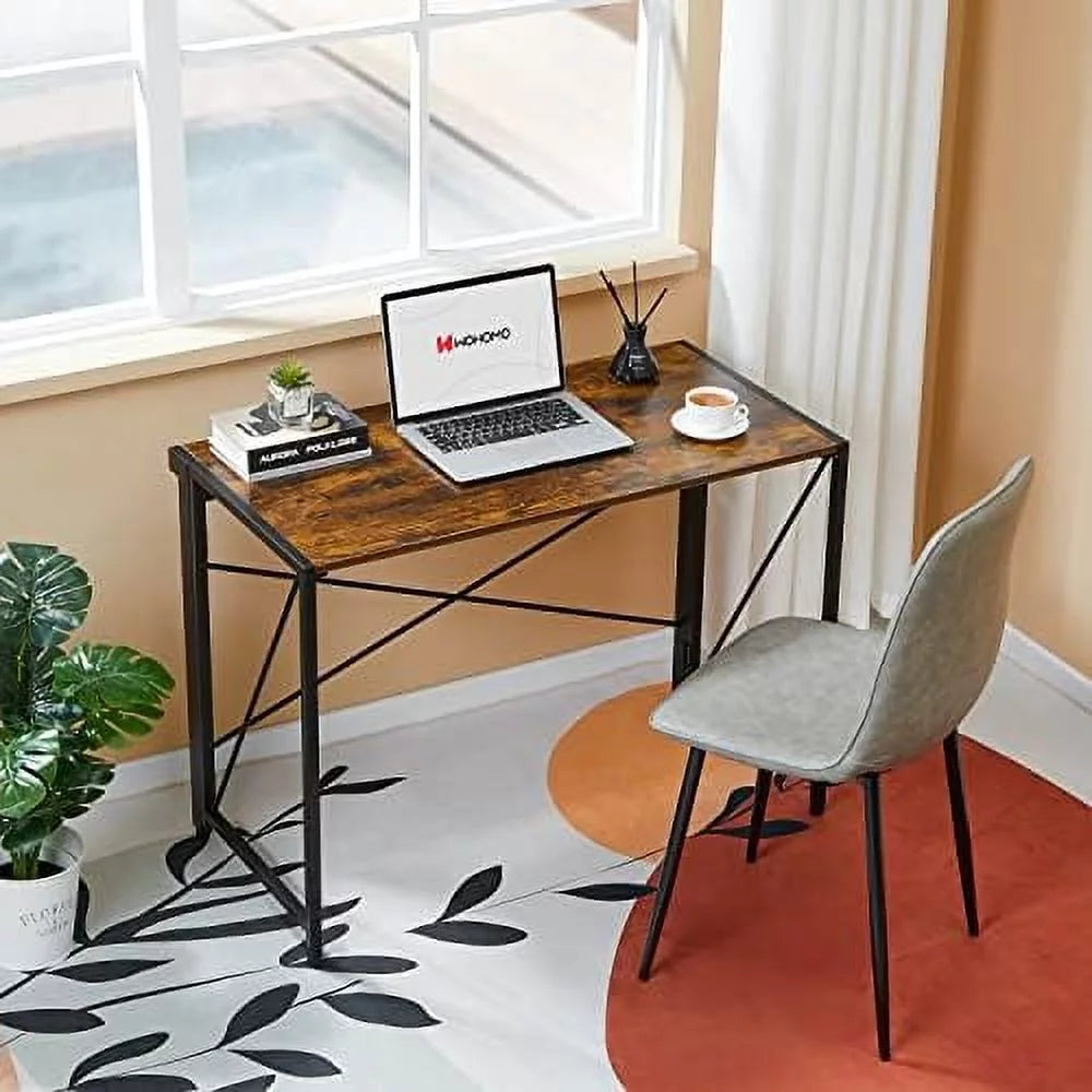 Folding Computer Desk Brown L153941