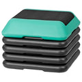16" x 16" Adjustable Aerobic Stepper with 4 Risers, Green S34967
