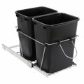 Double 35 Quart Pull Out Trash Kitchen Waste Container P355