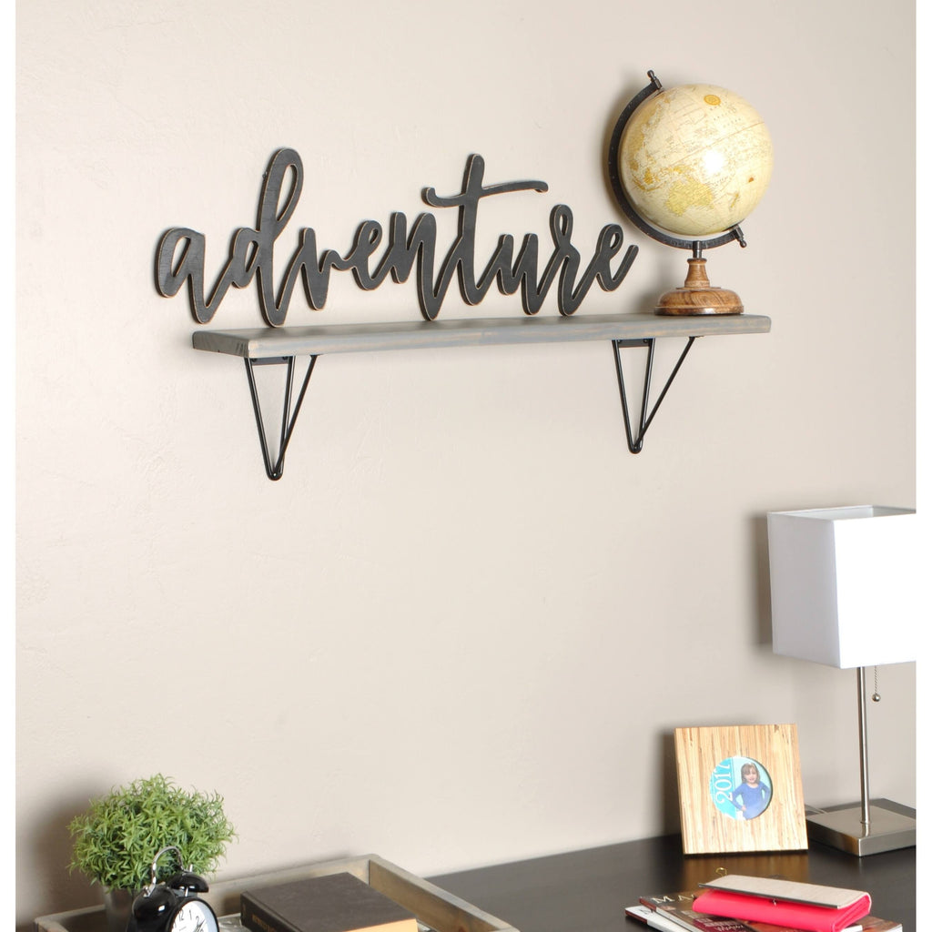 Wall Mount Shelf Triangle Hardware - 34 x 7.25 Y3230