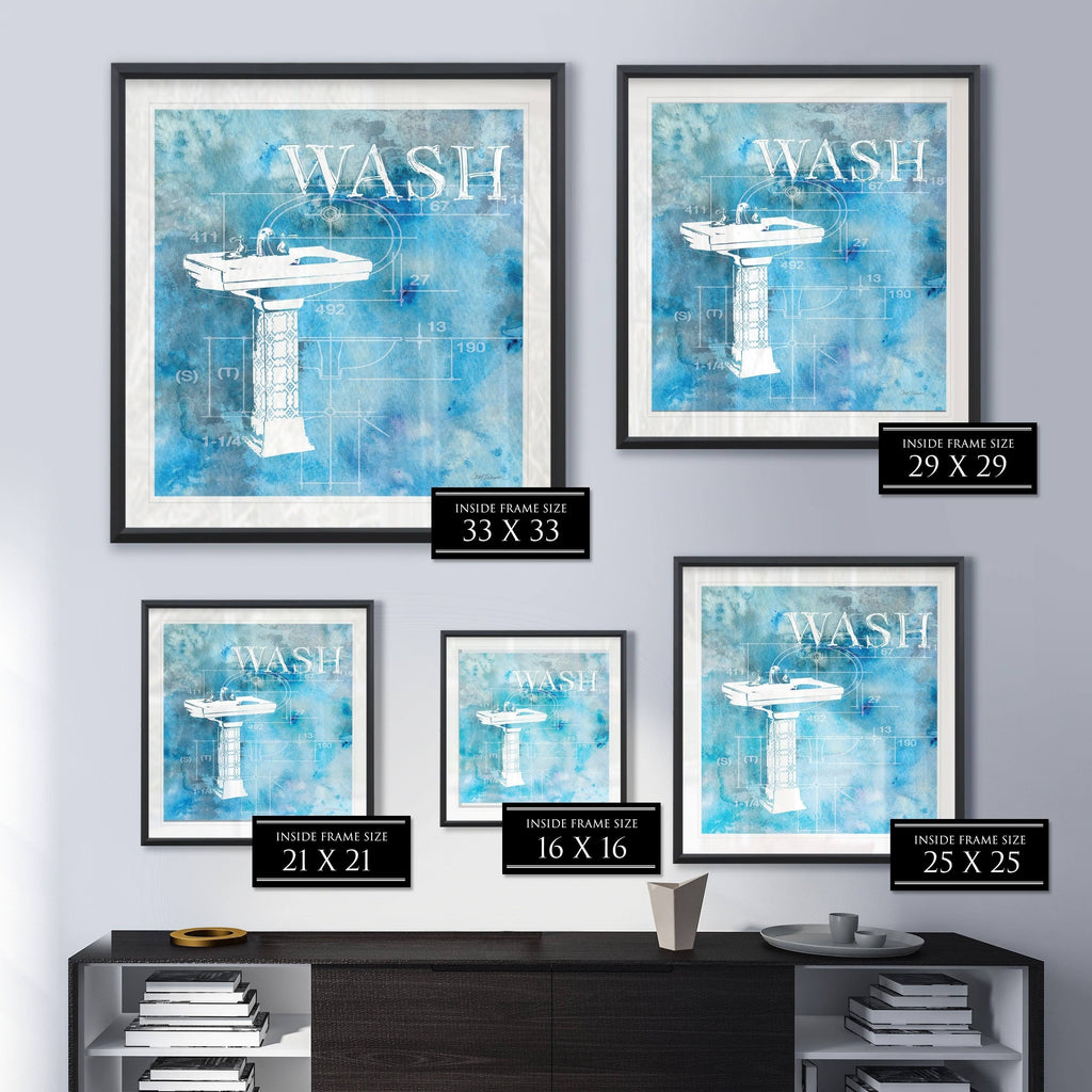 Framed Giclee Print 16x16 V10355