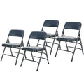 Black Vinyl Upholstered Folding Chair O985064