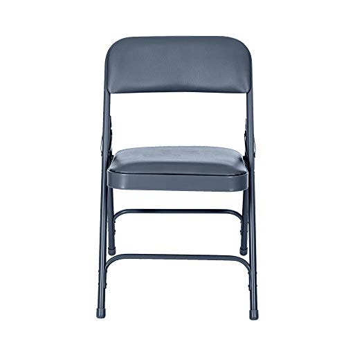 Black Vinyl Upholstered Folding Chair O985064