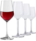 Set of 4 12 Ounce Crystal Wine Glasses L668