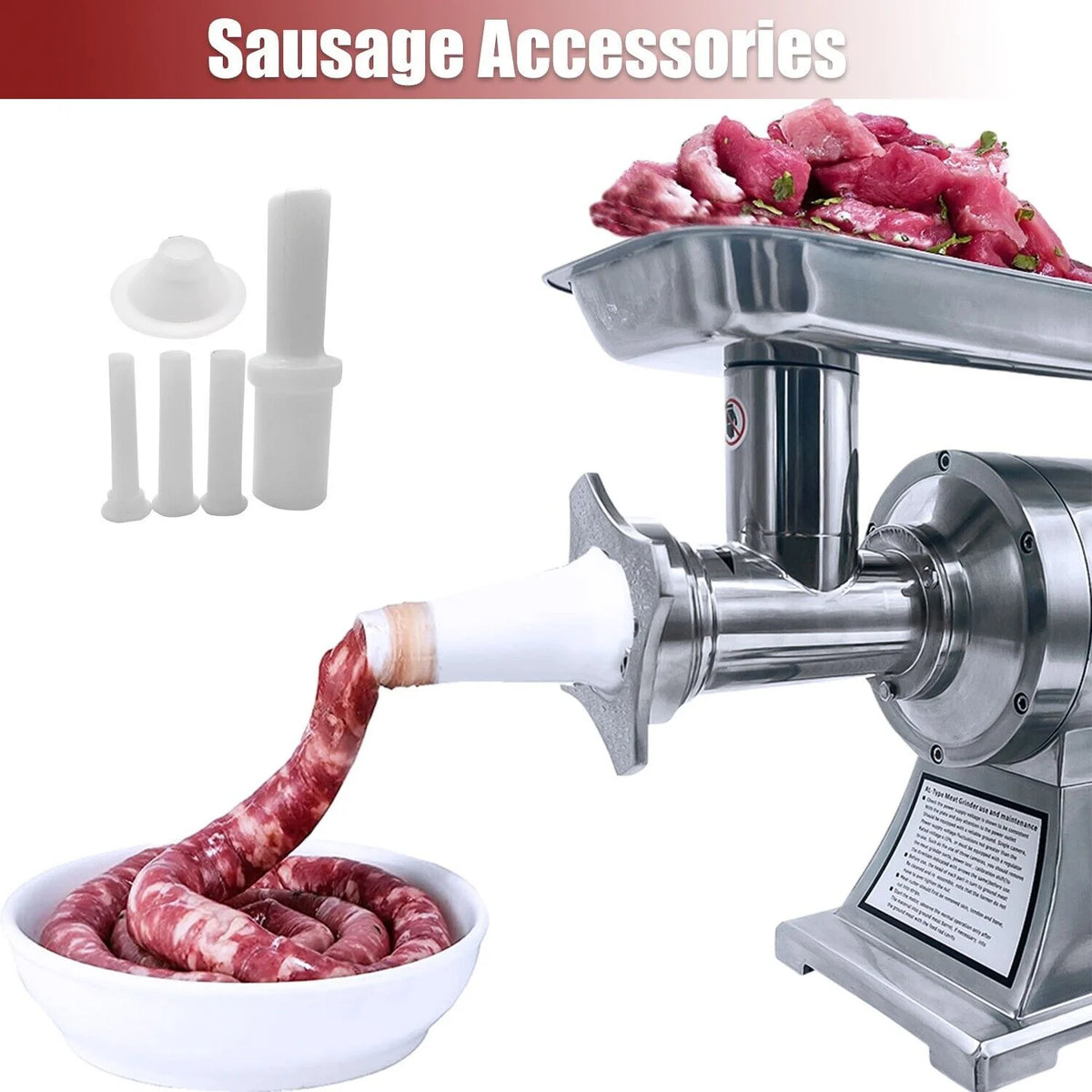 1100W Stainless Steel Commercial Electric Meat Grinder S603