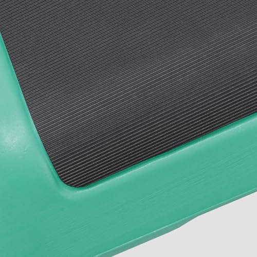 16" x 16" Adjustable Aerobic Stepper with 4 Risers, Green S34967