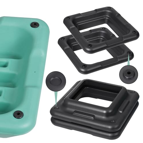 16" x 16" Adjustable Aerobic Stepper with 4 Risers, Green S34967