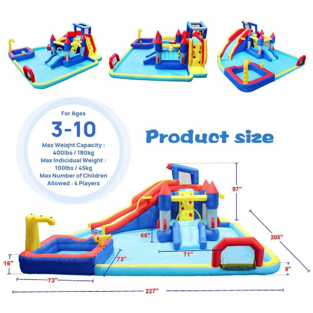 10 in1 Inflatable Water Park with Splash Pool I786069