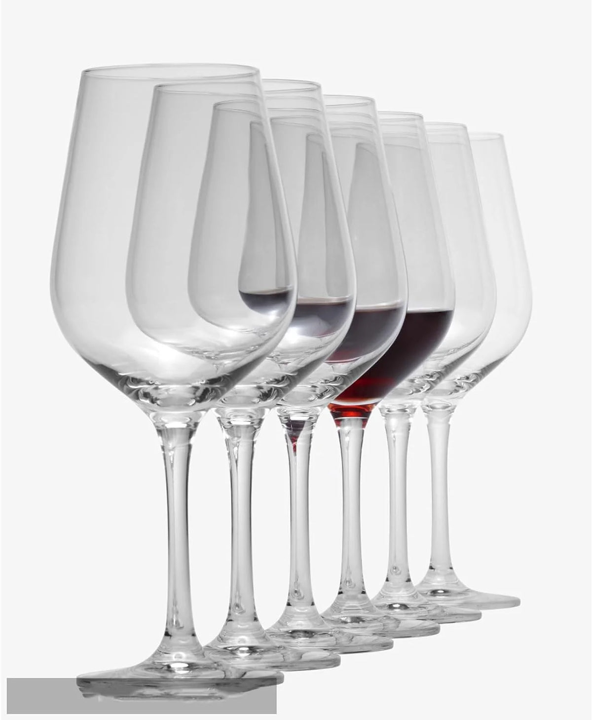 Set of 4 12 Ounce Crystal Wine Glasses L668