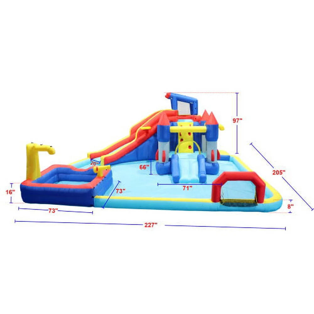 10 in1 Inflatable Water Park with Splash Pool I786069
