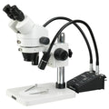3.5X-180X Zoom Stereo Microscope with Gooseneck LED Lights K645