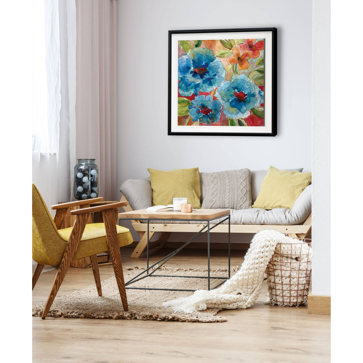 Framed Giclee Print 16x16 V10355