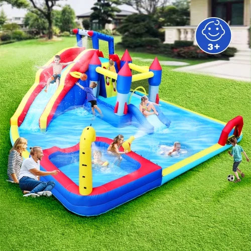 10 in1 Inflatable Water Park with Splash Pool I786069