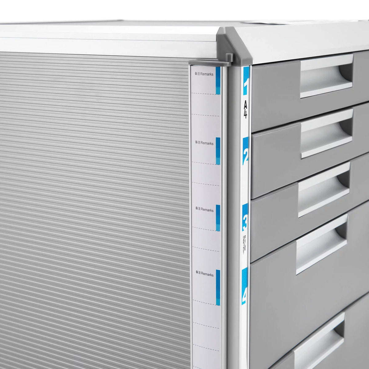 5 Drawer Lockable File Cabinet with 2 Keys R3452